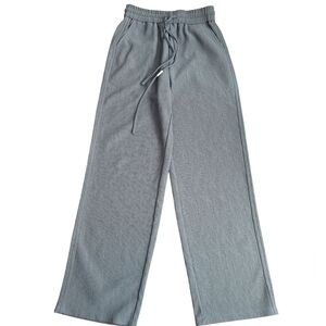 ADER Textured Gray Wide-Leg Pants